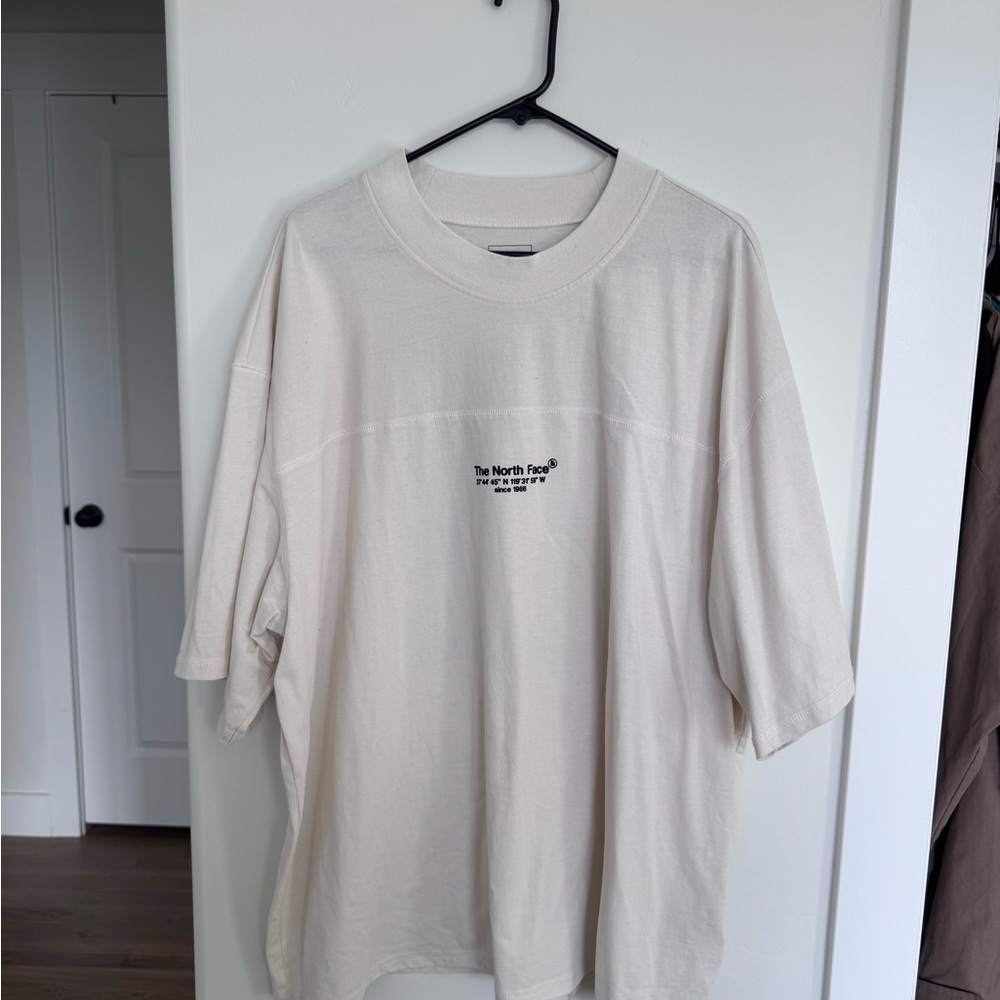 The North Face Men's Off-White Short Sleeve Tee
